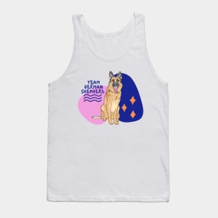 Team German shepherd, dog lovers, German shepherd lovers Tank Top